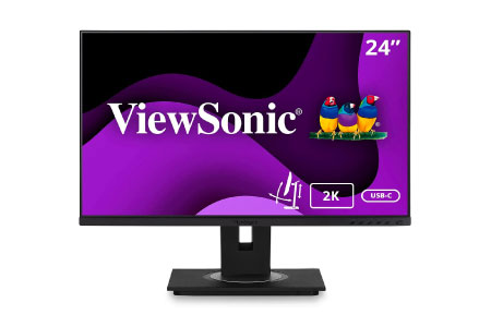 ViewSonic VG2455-2K 24 Inch monitor for macbook pro