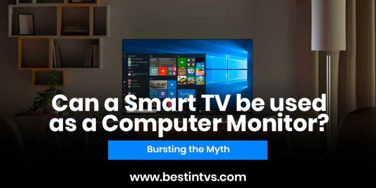 Can a Smart TV be used as a Computer Monitor?